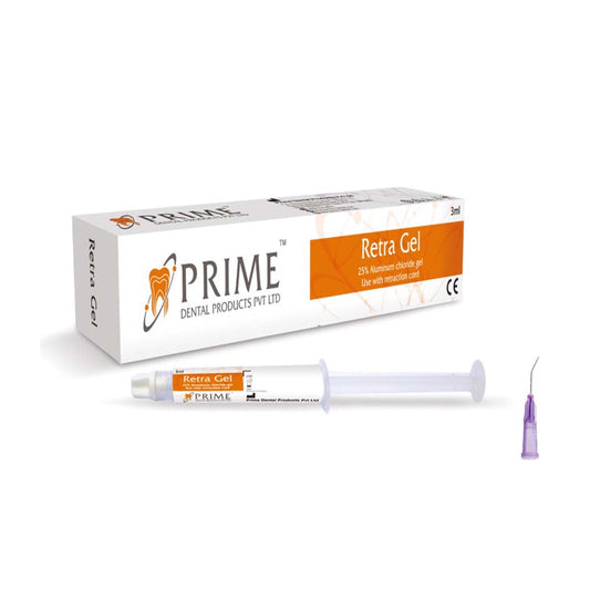 Prime Dental Retra Gel | 25% Aluminum Chloride Aqueous Viscous Gel