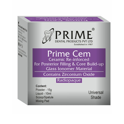 Prime Dental Prime Cem Ceramic Reinforced Glass Ionomer Cement