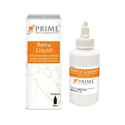 Prime Dental Retra Liquid Astringent Solution 30ml | Gingival Retraction Agent