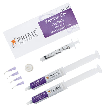 Prime Dental Restorite Ething Gel | Big Pack 2 x 25ml Syringe