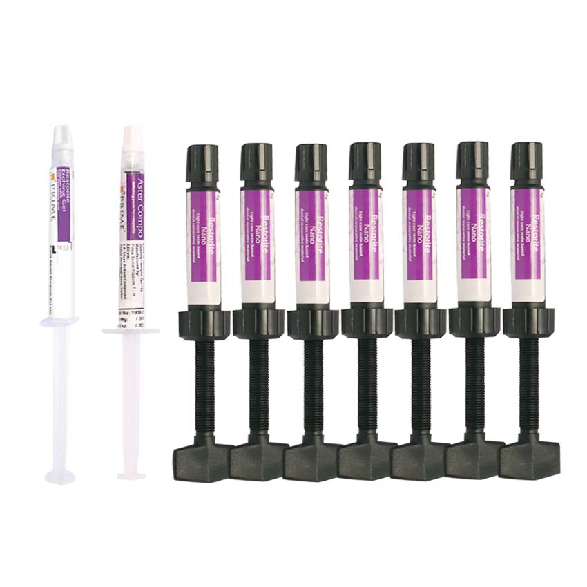 Prime Dental Restorite Nano Hybrid Kit | Light Cure Resin Based Dental Restorative Material Composite Kit