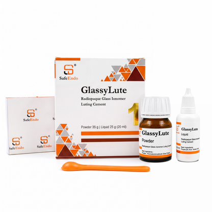 SafeEndo GlassyLute Luting GIC | Glass Ionomer Cement for Luting