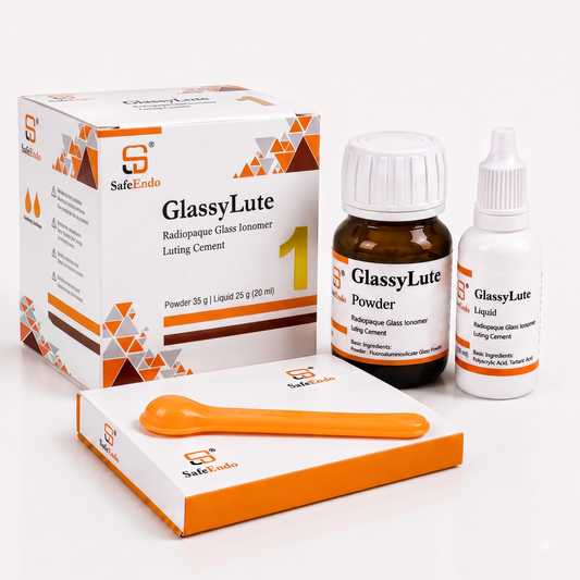 SafeEndo GlassyLute Luting GIC | Glass Ionomer Cement for Luting