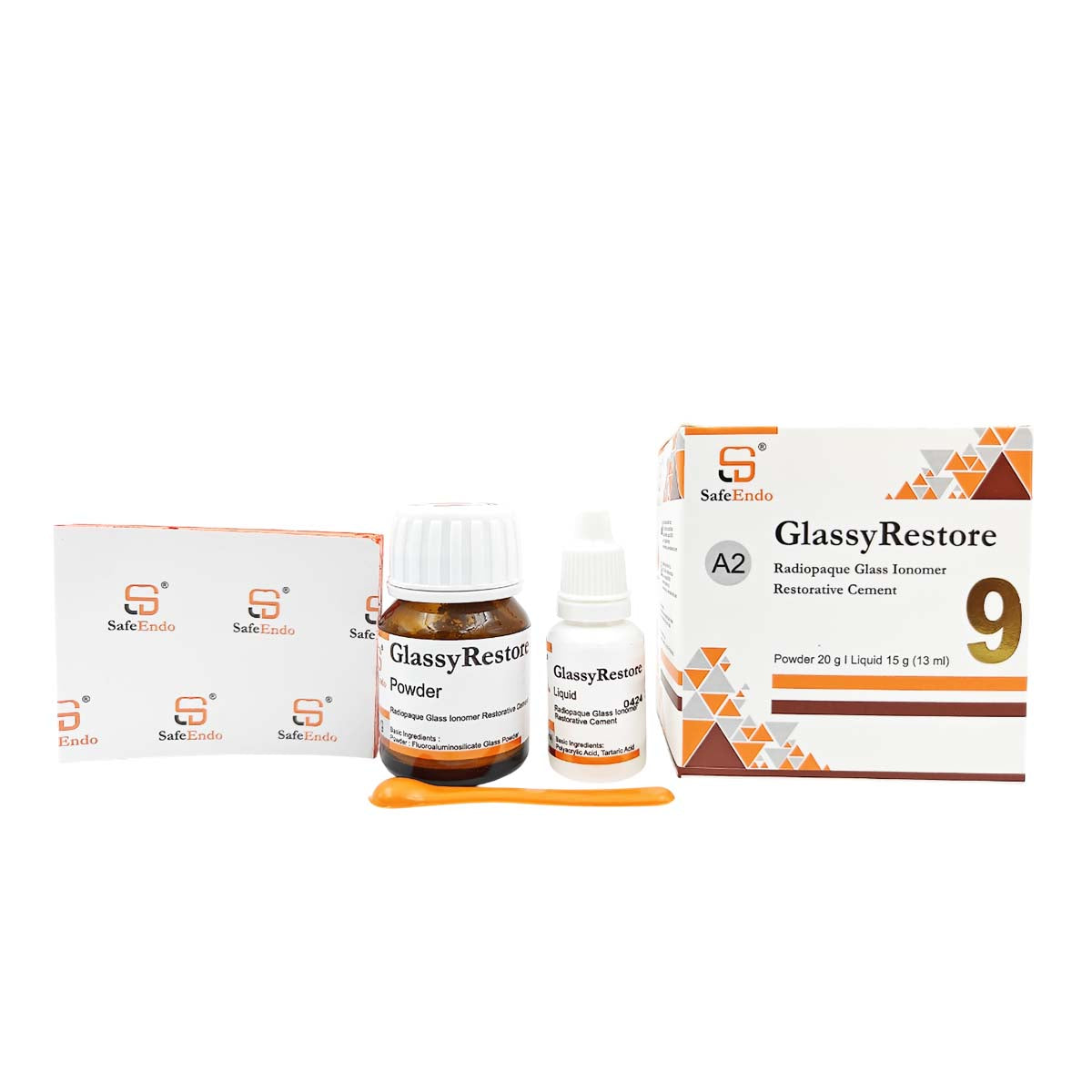 SafeEndo GlassyRestore Restorative Cement | Glass Ionomer Cement for Restoration