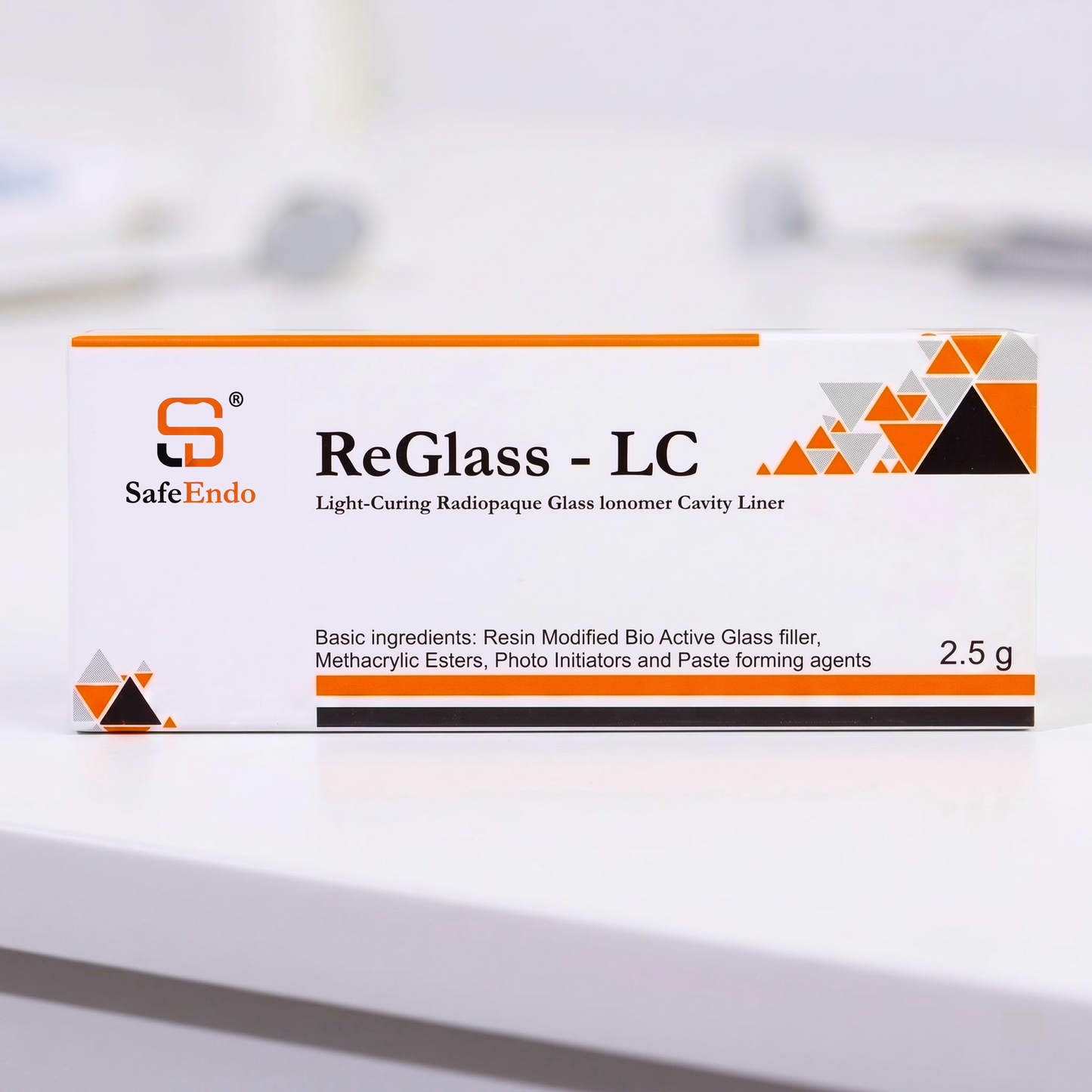 SafeEndo ReGlass LC | Light-Curing Radiopaque Glass Ionomer Cavity Liner