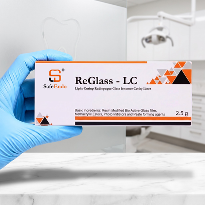 SafeEndo ReGlass LC | Light-Curing Radiopaque Glass Ionomer Cavity Liner