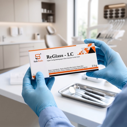 SafeEndo ReGlass LC | Light-Curing Radiopaque Glass Ionomer Cavity Liner