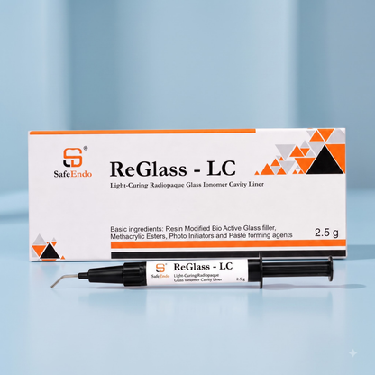 SafeEndo ReGlass LC | Light-Curing Radiopaque Glass Ionomer Cavity Liner