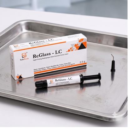 SafeEndo ReGlass LC | Light-Curing Radiopaque Glass Ionomer Cavity Liner