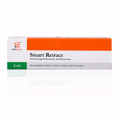 SafeEndo Smart Retract 5ml Syringe | Gingival Retraction Gel Liquid for Hemostasis