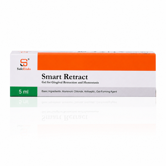 SafeEndo Smart Retract 5ml Syringe | Gingival Retraction Gel Liquid for Hemostasis