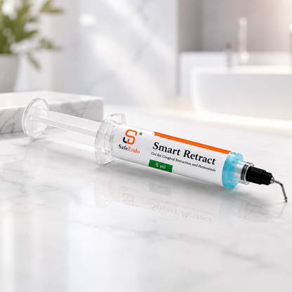 SafeEndo Smart Retract 5ml Syringe | Gingival Retraction Gel Liquid for Hemostasis