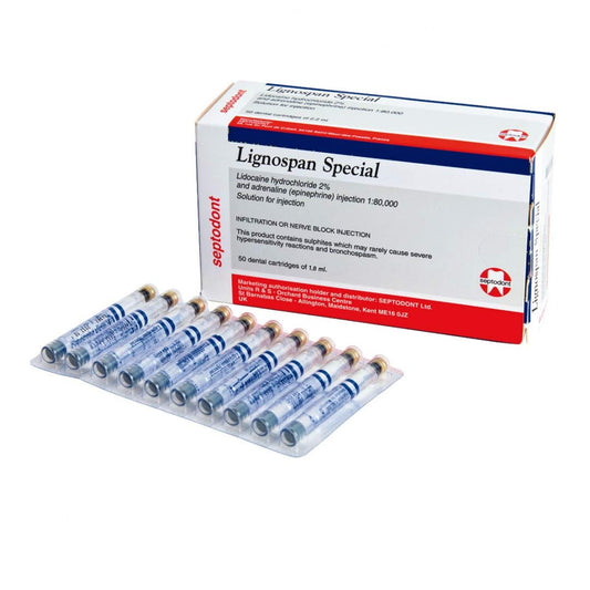 Septodont Lignospan Special | 50 Cartridges