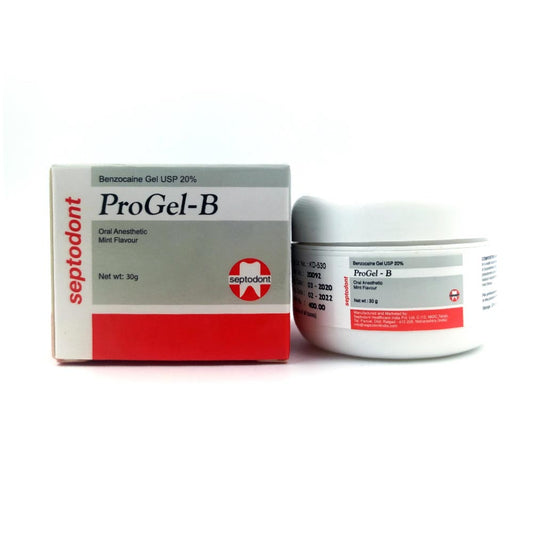 Septodont Progel-B Mint Flavor | 30g Jar of Topical Anesthetic Gel