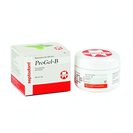 Septodont Progel-B Mint Flavor | 30g Jar of Topical Anesthetic Gel