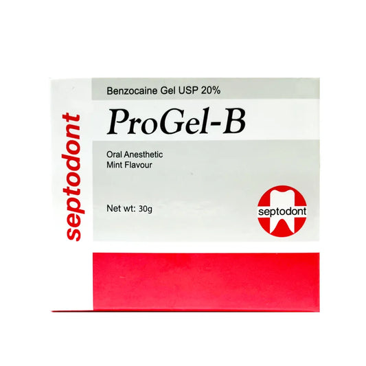 Septodont Progel-B Mint Flavor | 30g Jar of Topical Anesthetic Gel