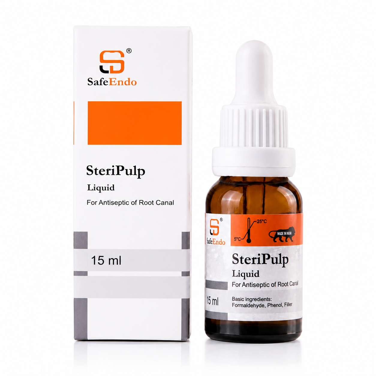 SafeEndo SteriPulp Liquid | Antiseptic Liquid for Root Canal Sterilization