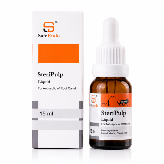 SafeEndo SteriPulp Liquid | Antiseptic Liquid for Root Canal Sterilization