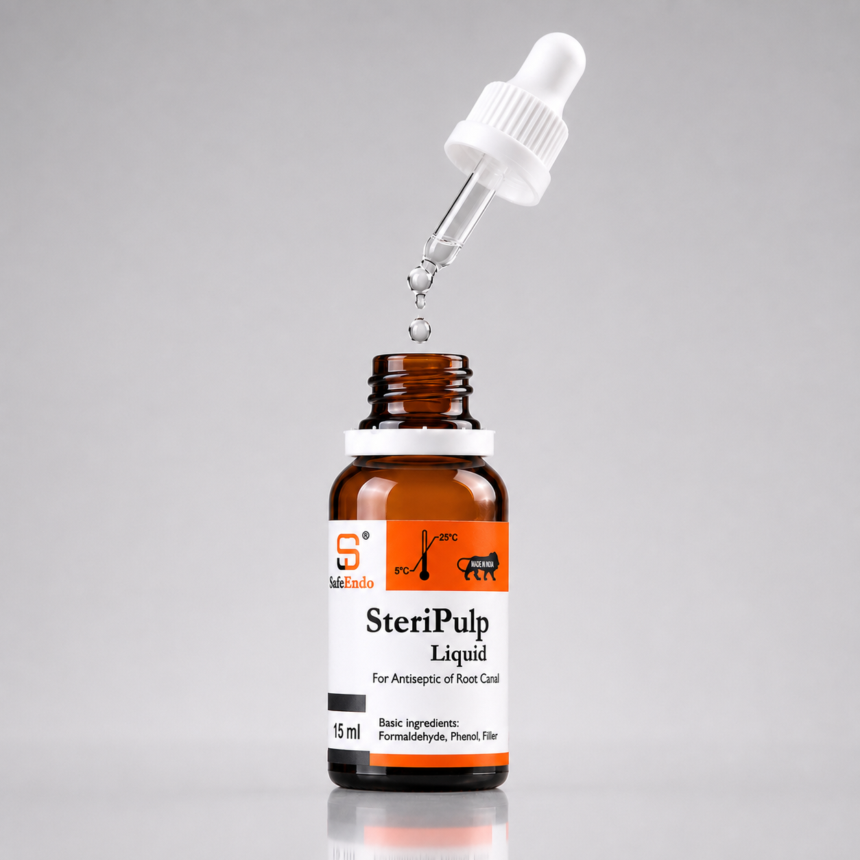 SafeEndo SteriPulp Liquid | Antiseptic Liquid for Root Canal Sterilization