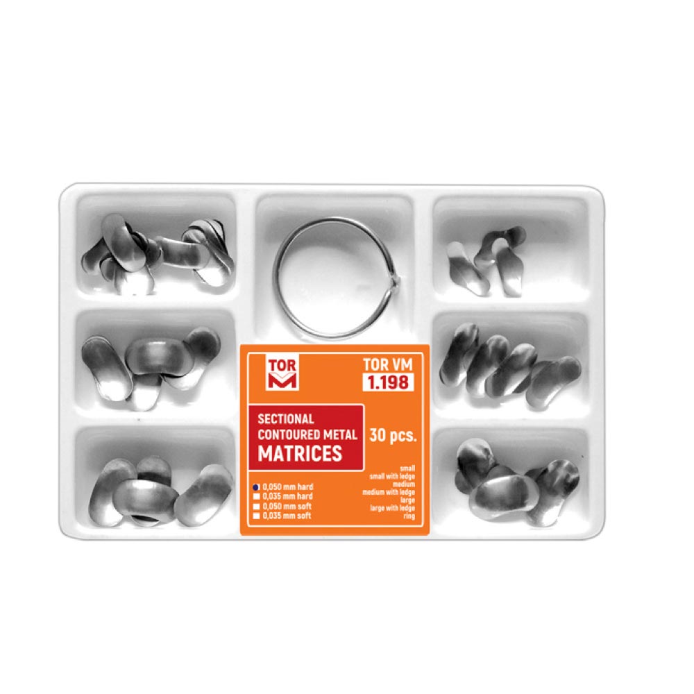 TOR-VM Sectional Contoured Metal Matrices Set OF 30 PCS | NO 1.198