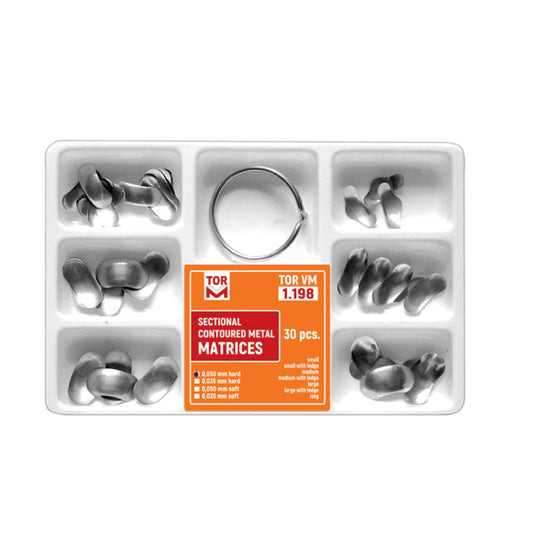 TOR-VM Sectional Contoured Metal Matrices Set OF 30 PCS | NO 1.198
