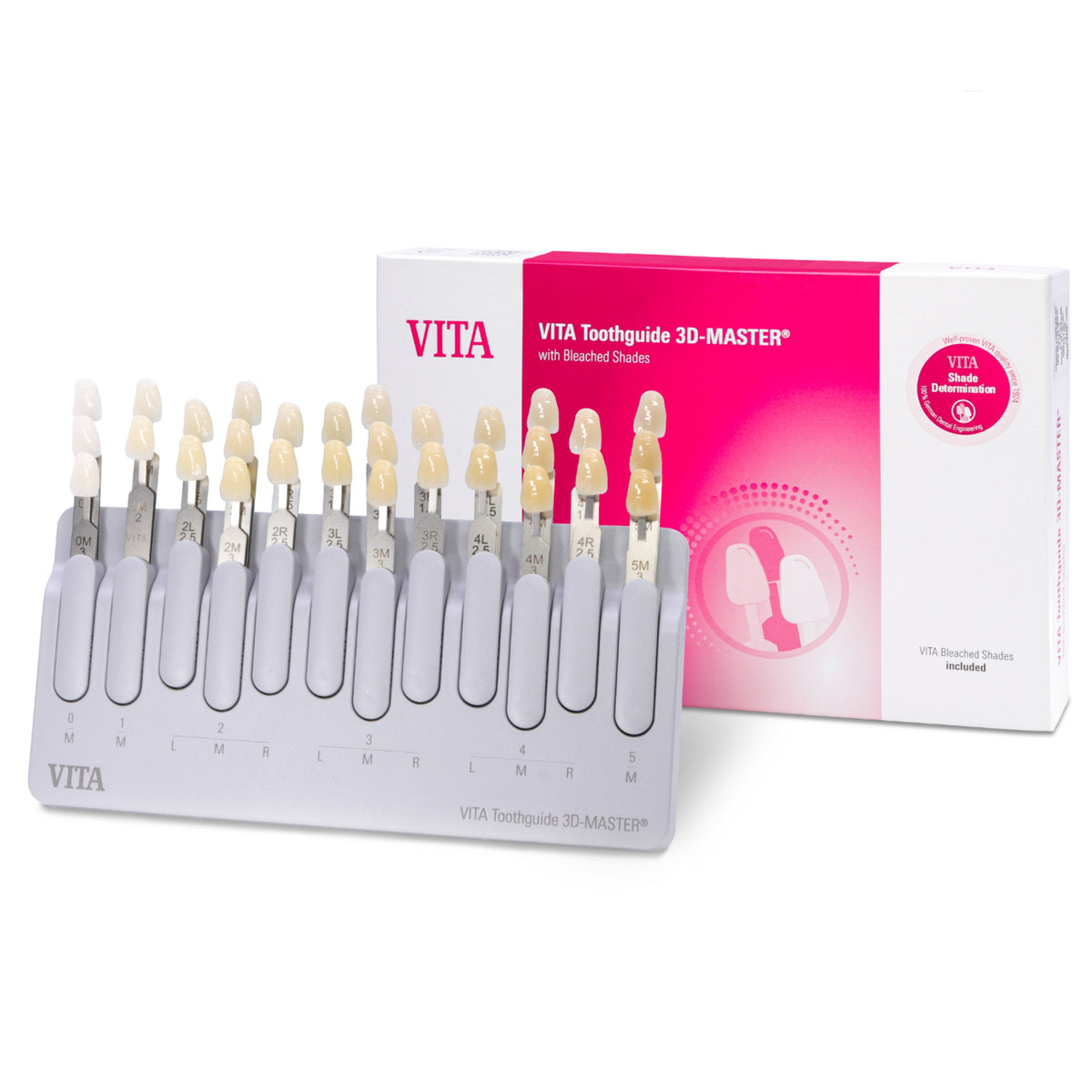 VITA Toothguide 3D-Master With Bleached Shade Guide – amplemeds