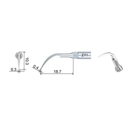 Woodpecker Scaler Tip P1 for UDS & EMS Scalers