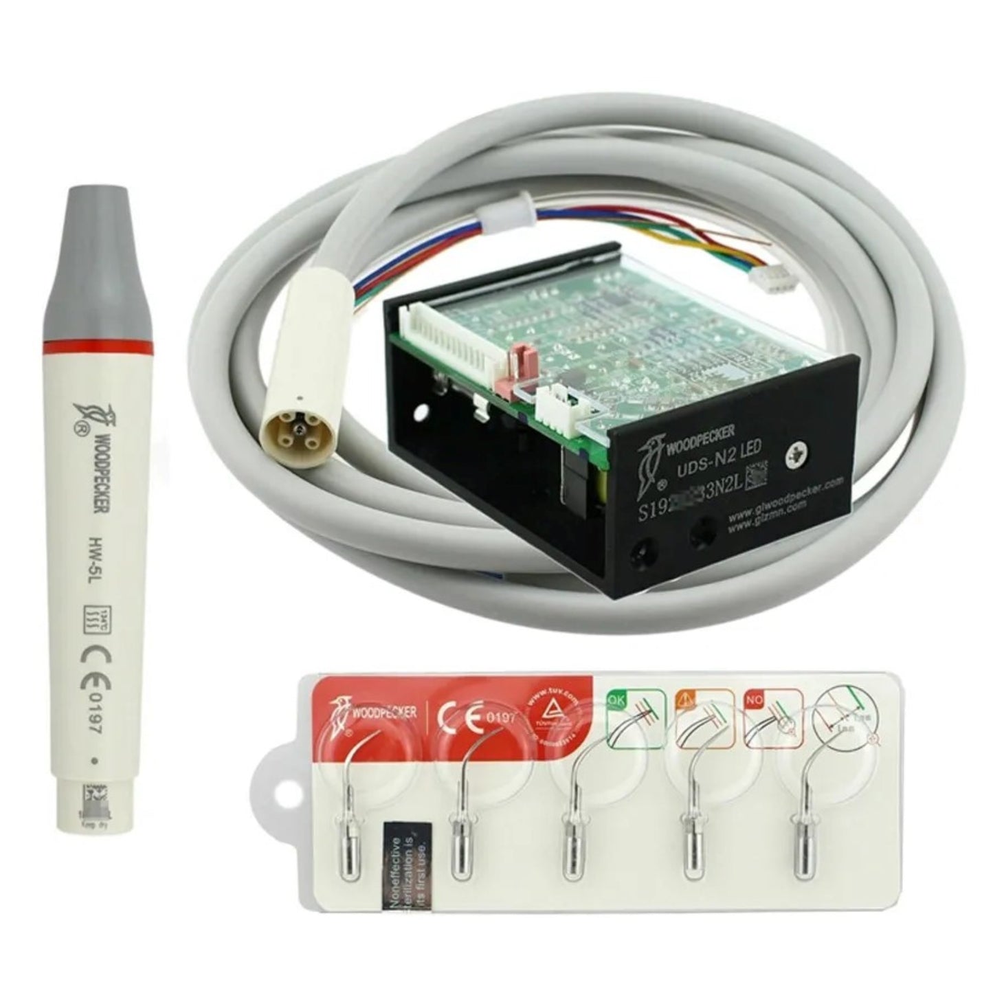 Woodpecker UDS N2 LED Piezo-Ultrasonic Scaler With Tips