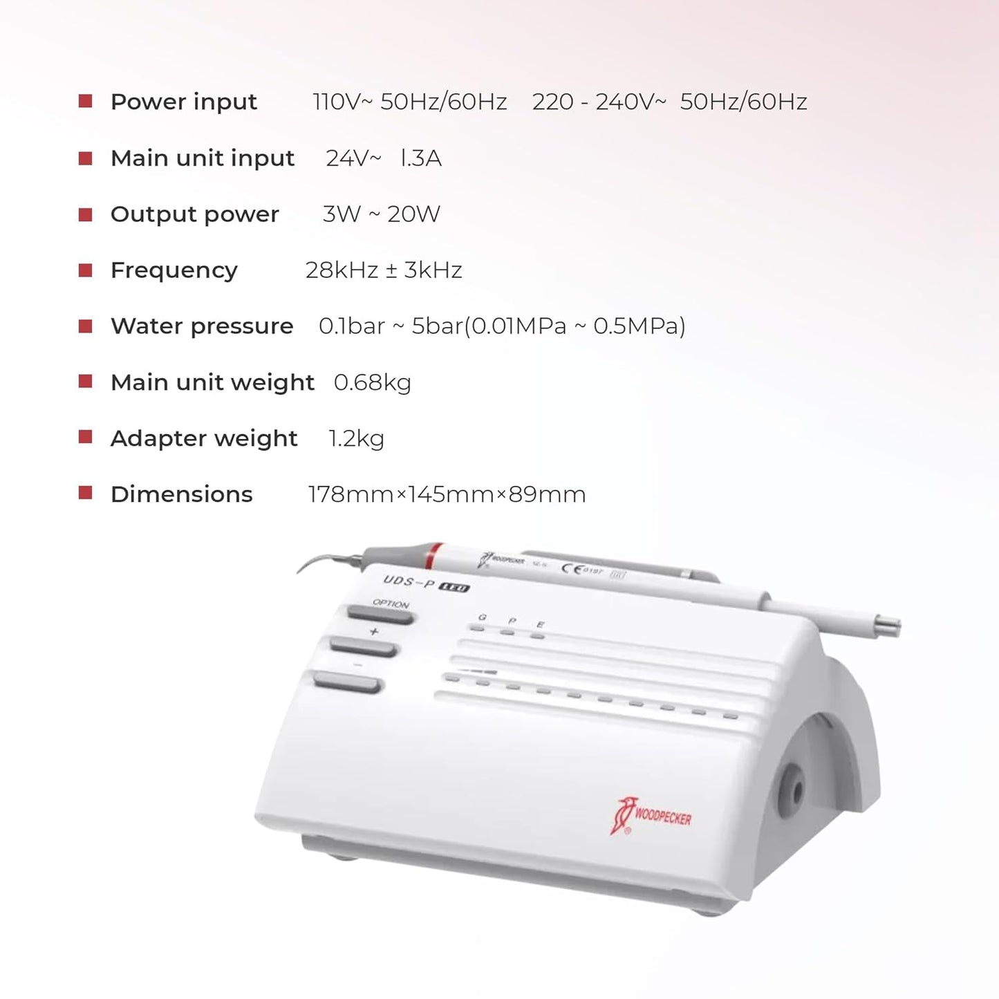 Woodpecker UDS P LED Ultrasonic Scaler
