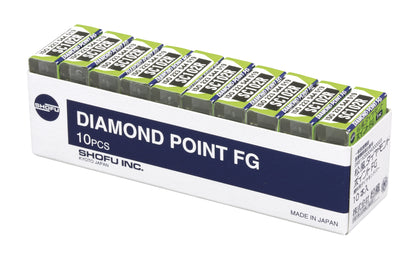 SHOFU Diamond Bur FG - Super Coarse Grit (Black Banded Shank)