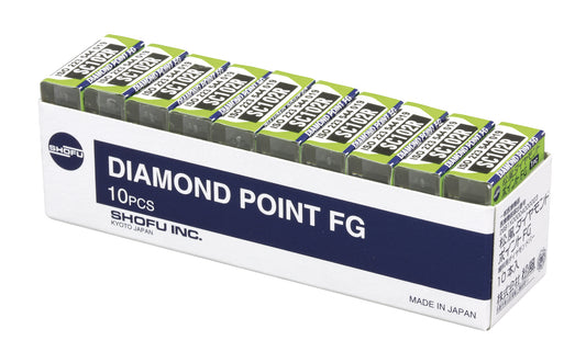 SHOFU Diamond Bur FG - Super Coarse Grit (Black Banded Shank)