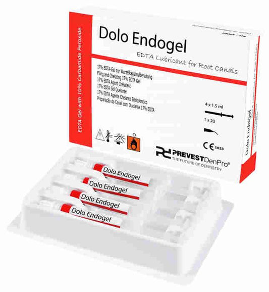 Prevest Dolo Endogel | Economy Pack | 17% EDTA with 10% Carbamide Peroxide