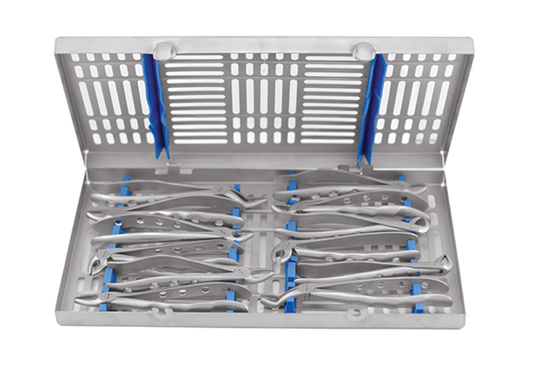 GDC Extraction Forceps S/12 With Cassette Instruments Kit
