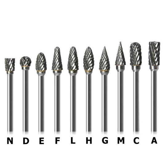 iNDENT Dental Acrylic Trimmers | Denture Adjustment Carbide Burs