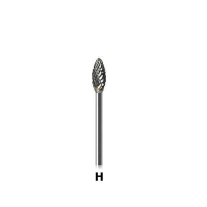 iNDENT Dental Acrylic Trimmers | Denture Adjustment Carbide Burs