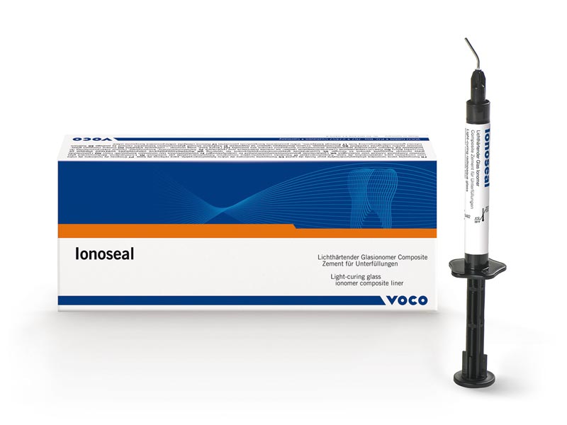VOCO Ionoseal 2.5g Syringe Refills | Light-Curing Glass Ionomer Composite