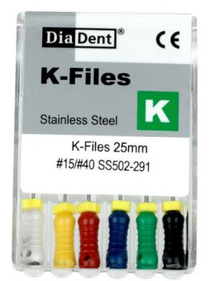 Dia-Dent Stainless Steel K-File 25mm