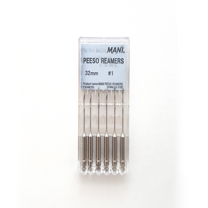 MANI Peeso Reamers 32MM | Reamers Ideal for Widening and Paralleling Root Canals for Post Core Preparations