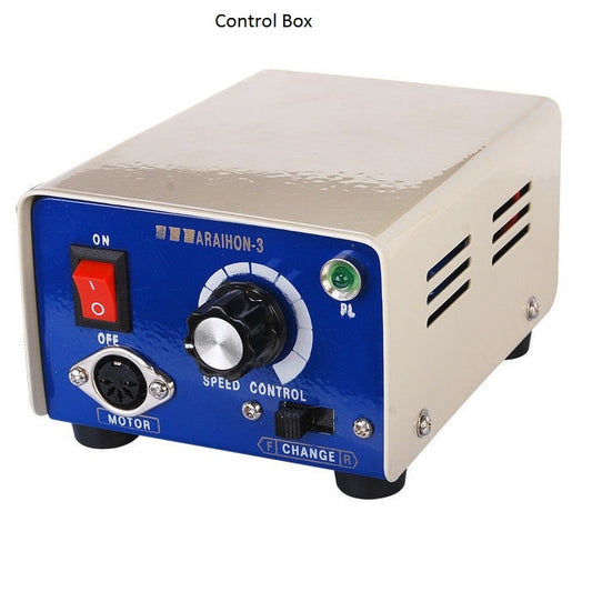 Marathon M3 Micromotor Complete Set | Micromotor Engine, Foot Pedal, Control Box, Handpiece Stand, Pouch