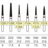 SHOFU Diamond Bur FG - Fine Grit (Red Banded Shank)