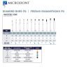 MICRODONT Inverted Cone Diamond Burs | Dental Diamond Burs