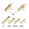 Dental Conical Screw Posts | Pack of 120 PCS | High Quality Precision Finish Special Lead Free Conical Metal Screw Posts With Keys - Image 2