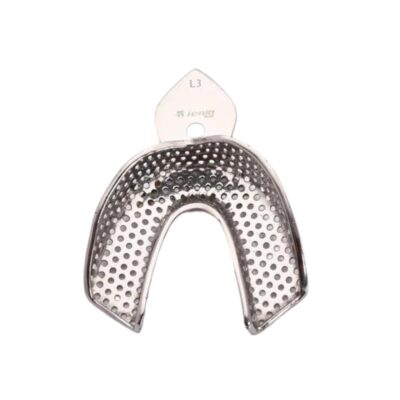 JENIN Plus Dentulous Lower L3 Perforated Rim Lock Impression Trays - Image 2
