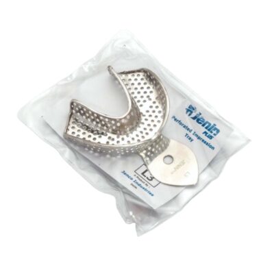JENIN Plus Dentulous Lower L3 Perforated Rim Lock Impression Trays - Image 3