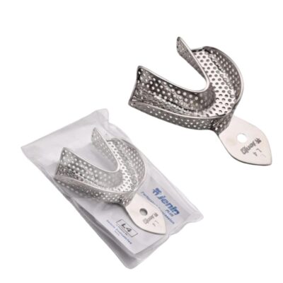 JENIN Plus Dentulous Lower L4 Perforated Rim Lock Impression Trays
