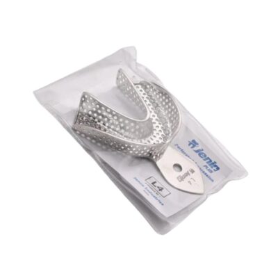 JENIN Plus Dentulous Lower L4 Perforated Rim Lock Impression Trays - Image 3