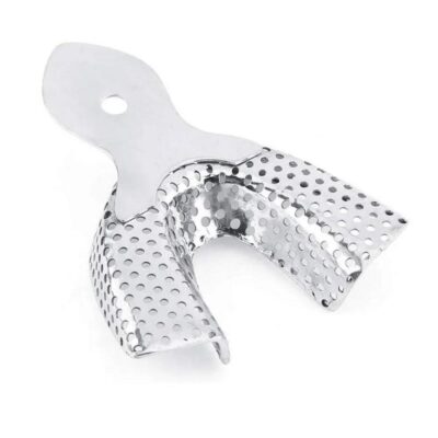 JENIN Plus Dentulous Lower L4 Perforated Rim Lock Impression Trays - Image 4