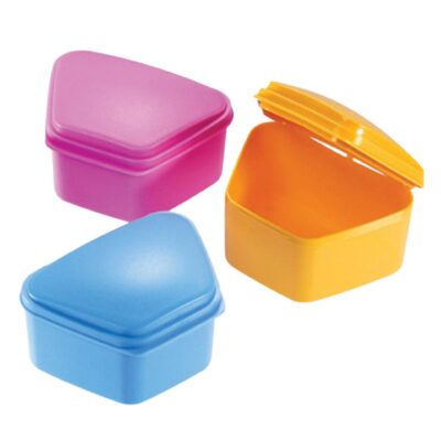 iNDENT Dental Denture Boxes | Pack of 12 | Storage for Dentures and Orthodontic Devices - Image 3