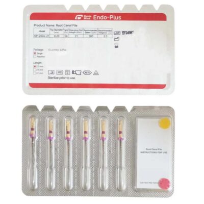 Endo Plus Gold Rotary File 25MM | Woodpecker Heat-Treated NiTi Rotary Files - Image 2