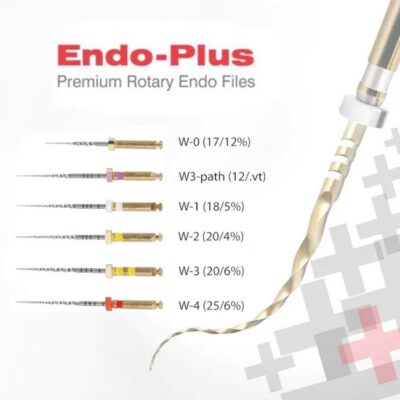 Endo Plus Gold Rotary File 25MM | Woodpecker Heat-Treated NiTi Rotary Files - Image 3